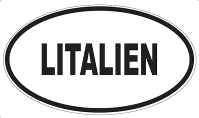 LITALIEN - Oval Sticker
