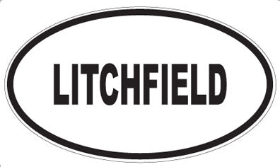 LITCHFIELD - Oval Sticker