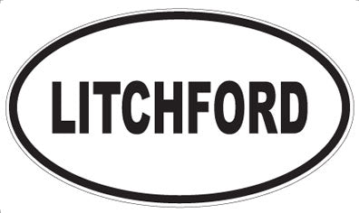 LITCHFORD - Oval Sticker