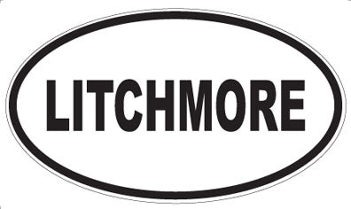LITCHMORE - Oval Sticker