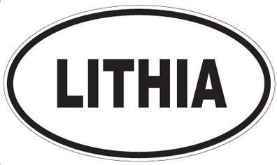 LITHIA - Oval Sticker