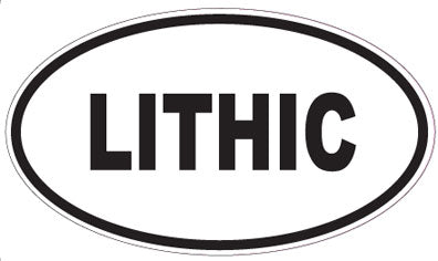 LITHIC - Oval Sticker