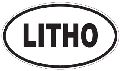 LITHO - Oval Magnet