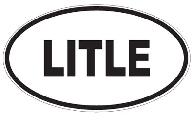 LITLE - Oval Sticker