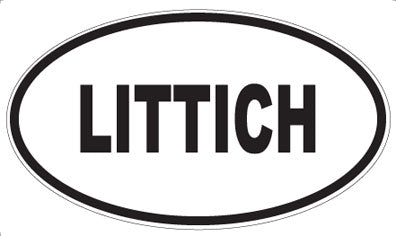 LITTICH - Oval Sticker