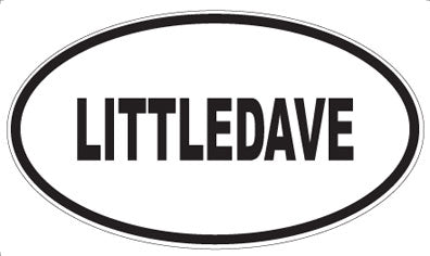 LITTLEDAVE - Oval Magnet