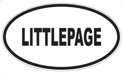 LITTLEPAGE - Oval Sticker