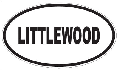 LITTLEWOOD - Oval Sticker