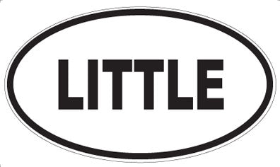 LITTLE - Oval Magnet