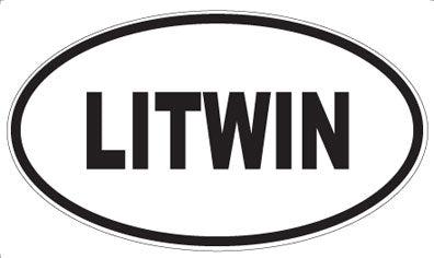LITWIN - Oval Sticker