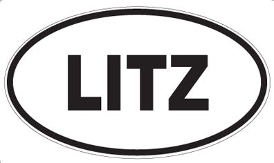 LITZ - Oval Sticker