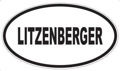 LITZENBERGER - Oval Magnet