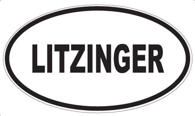 LITZINGER - Oval Magnet