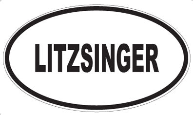 LITZSINGER - Oval Magnet