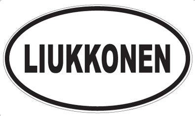 LIUKKONEN - Oval Magnet
