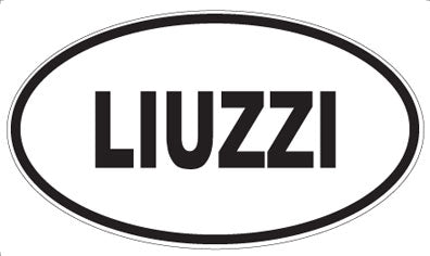 LIUZZI - Oval Sticker