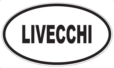 LIVECCHI - Oval Sticker