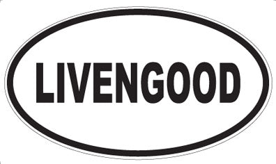 LIVENGOOD - Oval Magnet