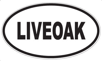 LIVEOAK - Oval Magnet
