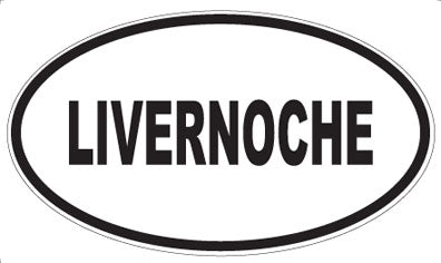LIVERNOCHE - Oval Magnet