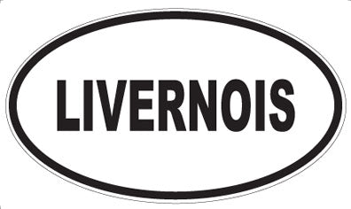 LIVERNOIS - Oval Sticker