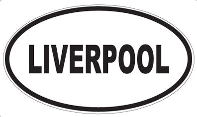 LIVERPOOL - Oval Magnet