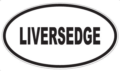 LIVERSEDGE - Oval Sticker