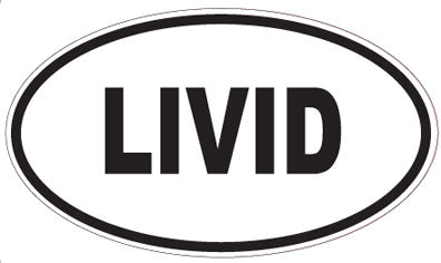 LIVID - Oval Magnet