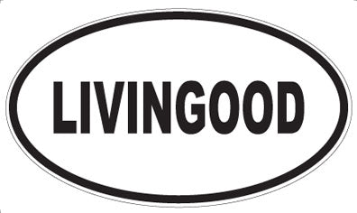 LIVINGOOD - Oval Sticker