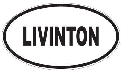LIVINTON - Oval Sticker