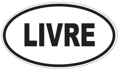 LIVRE - Oval Magnet