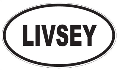 LIVSEY - Oval Magnet