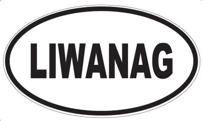LIWANAG - Oval Sticker