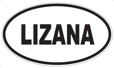 LIZANA - Oval Sticker