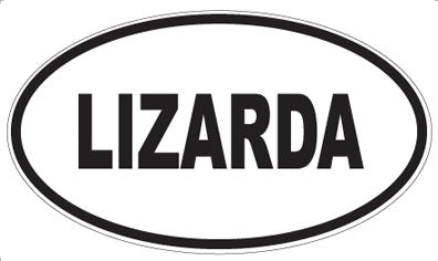 LIZARDA - Oval Magnet