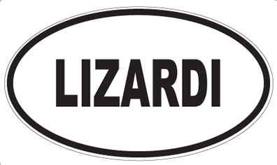 LIZARDI - Oval Magnet