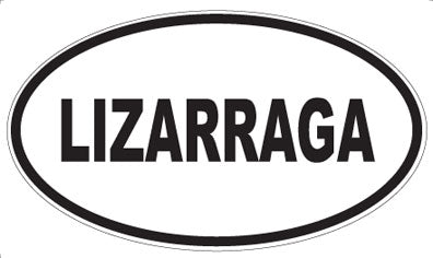 LIZARRAGA - Oval Magnet