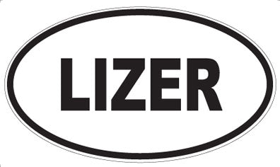 LIZER - Oval Sticker