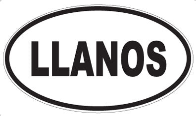 LLANOS - Oval Magnet