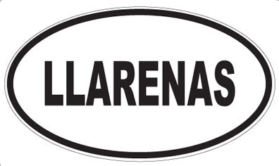 LLARENAS - Oval Sticker