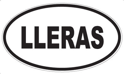 LLERAS - Oval Magnet