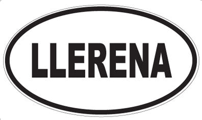 LLERENA - Oval Sticker