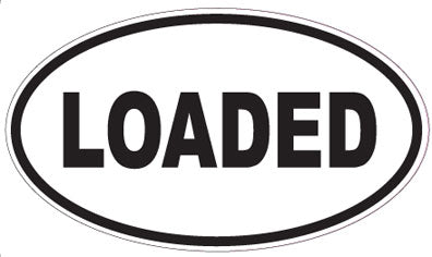 LOADED - Oval Sticker