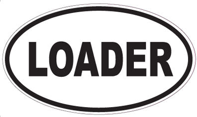 LOADER - Oval Sticker