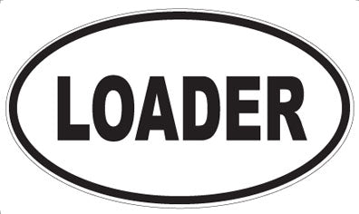 LOADER - Oval Magnet