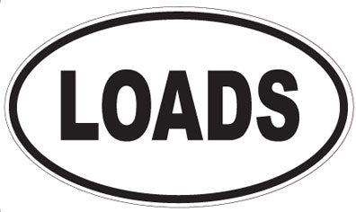 LOADS - Oval Sticker