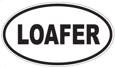 LOAFER - Oval Sticker