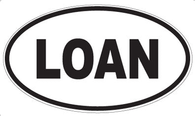 LOAN - Oval Sticker