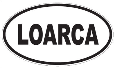 LOARCA - Oval Sticker