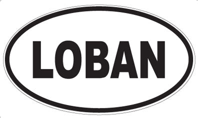 LOBAN - Oval Magnet